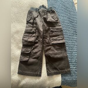 Mini Boden Brown Cargo Pants Boys Size 4–5Y Utility Pocket Pants
